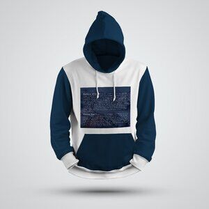 Drop shoulder hoodie